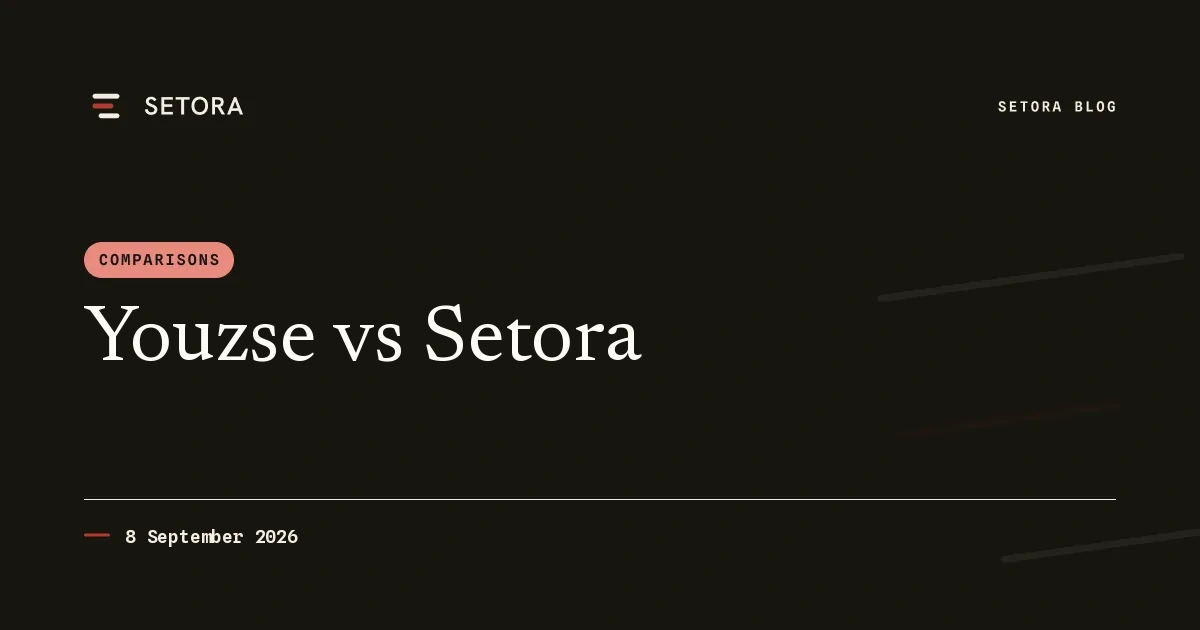 Youzse vs Setora for UK shops and salons